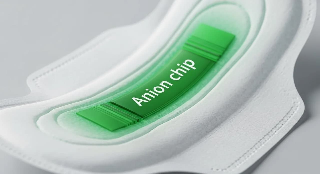 Anion chip layered structure